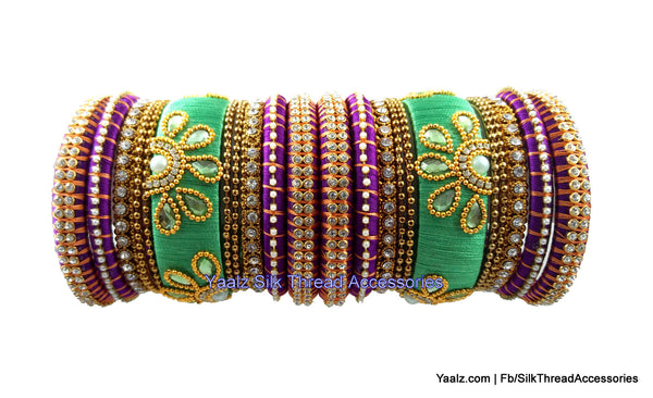 silk thread Grandeur Bangle Collections 