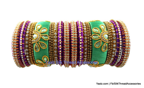 silk thread Grandeur Bangle Collections 