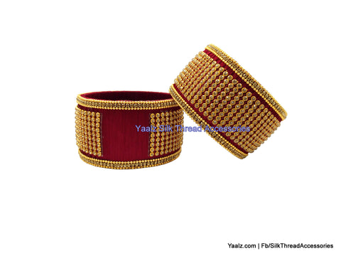 silk thread Single Bangle Collections 