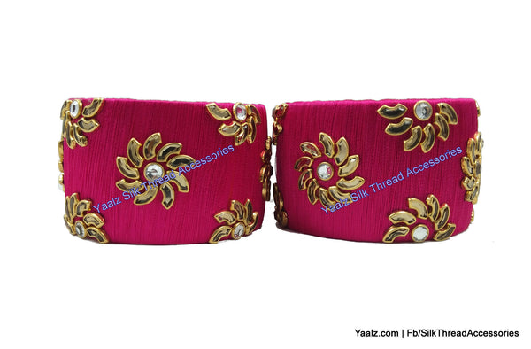 silk thread Single Bangle Collections 