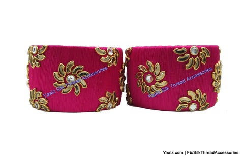 silk thread Single Bangle Collections 