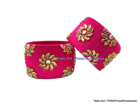 silk thread Single Bangle Collections 