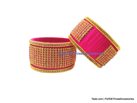 silk thread Single Bangle Collections 
