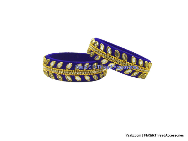 silk thread Single Bangle Collections 
