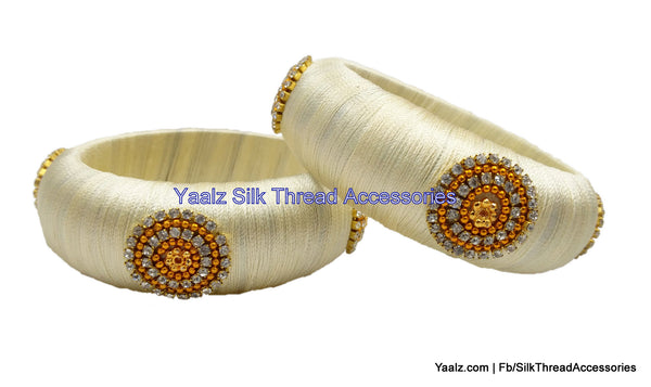 silk thread Single Bangle Collections 