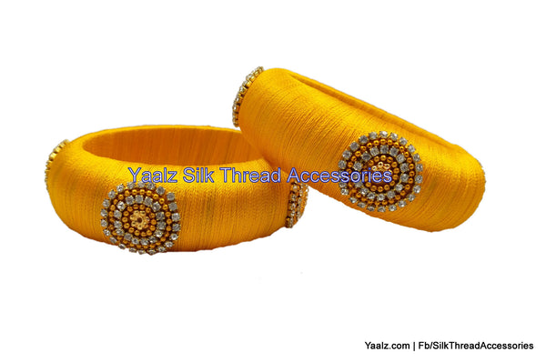 silk thread Single Bangle Collections 