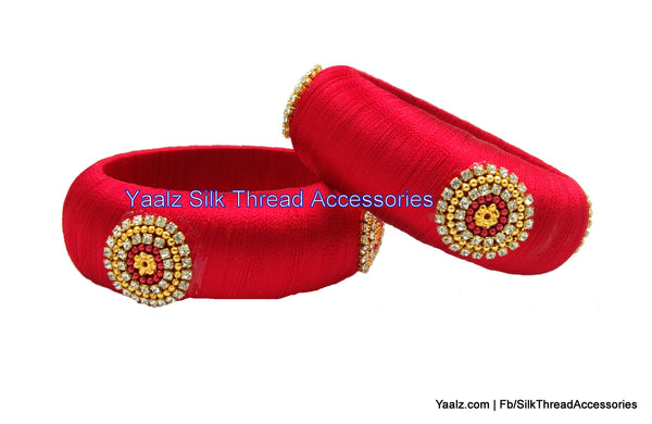 silk thread Single Bangle Collections 