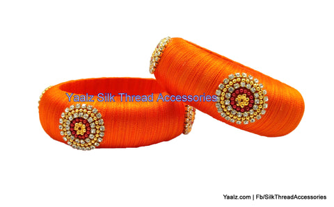 silk thread Single Bangle Collections 