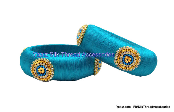 silk thread Single Bangle Collections 