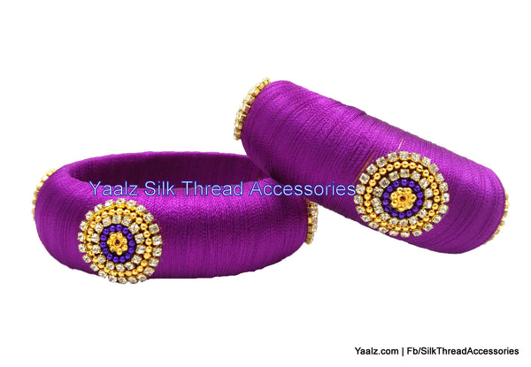 silk thread Single Bangle Collections 