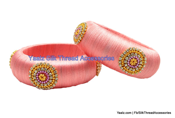 silk thread Single Bangle Collections 
