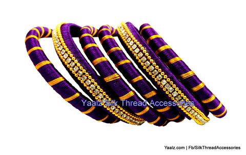 silk thread Grandeur Bangle Collections 