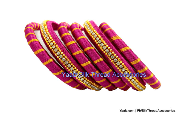 silk thread Grandeur Bangle Collections 