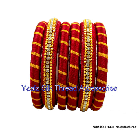 silk thread Grandeur Bangle Collections 