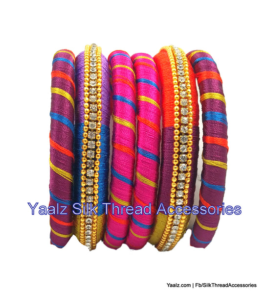 silk thread Grandeur Bangle Collections 