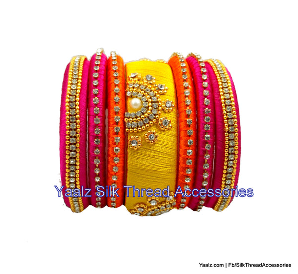 silk thread Grandeur Bangle Collections 