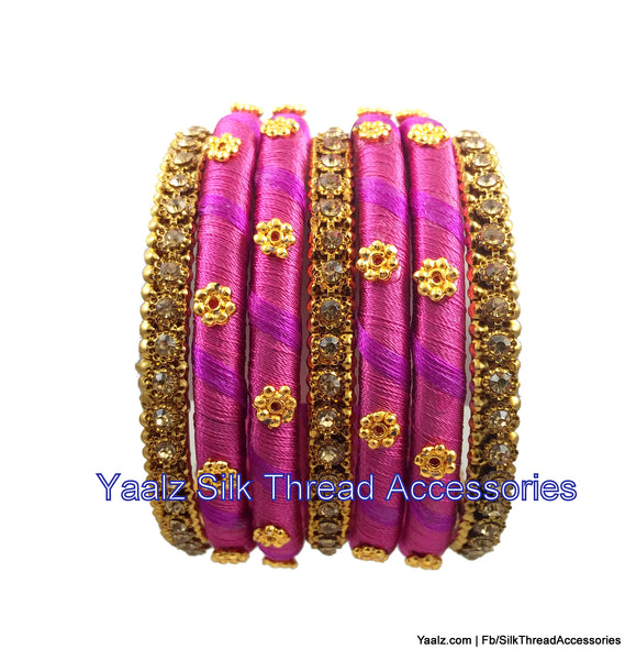 silk thread Grandeur Bangle Collections 