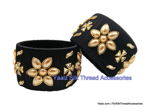 silk thread Single Bangle Collections 