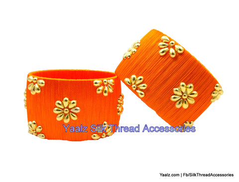 silk thread Single Bangle Collections 