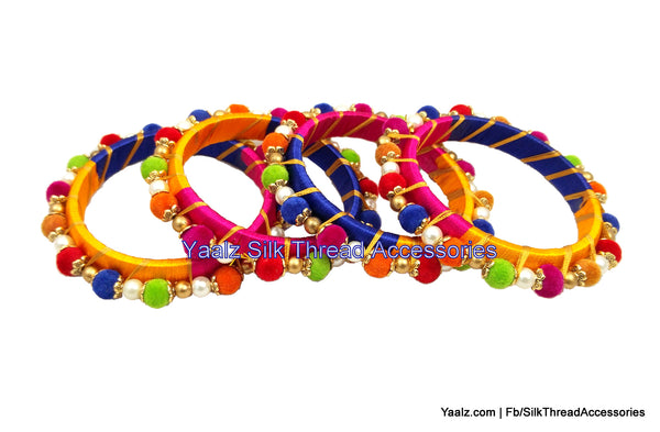 silk thread Grandeur Bangle Collections 