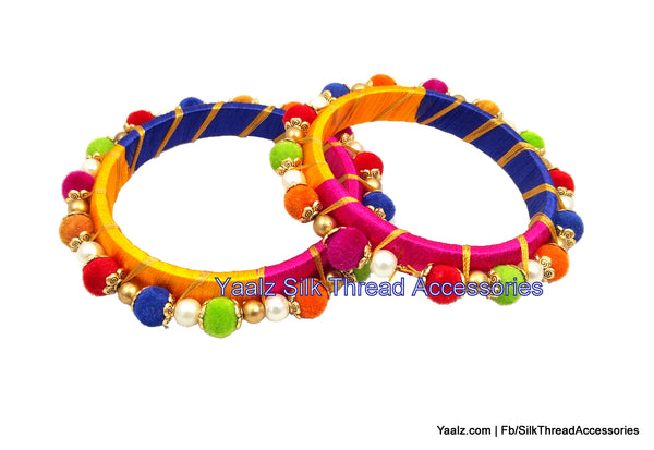 silk thread Grandeur Bangle Collections 