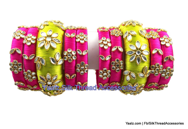 silk thread Grandeur Bangle Collections 