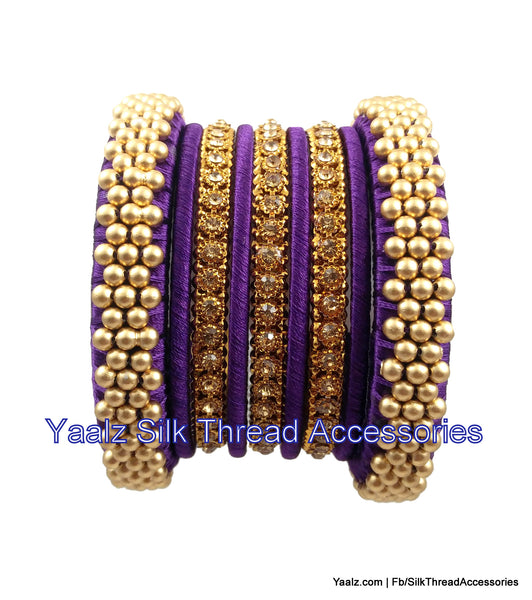 silk thread Grandeur Bangle Collections 