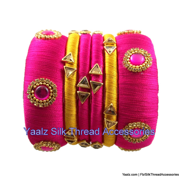 silk thread Grandeur Bangle Collections 