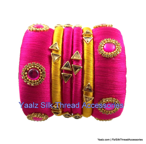 silk thread Grandeur Bangle Collections 