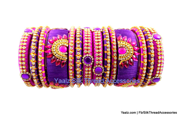 silk thread Grandeur Bangle Collections 