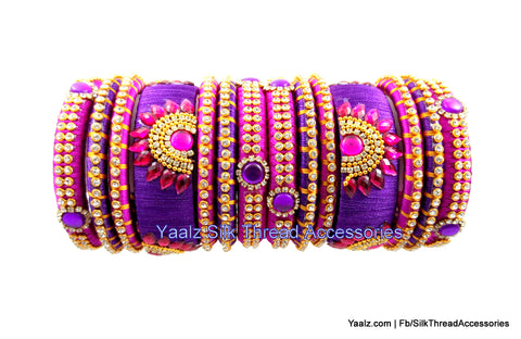 silk thread Grandeur Bangle Collections 