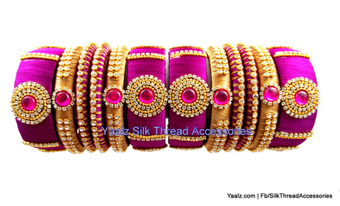 silk thread Grandeur Bangle Collections 