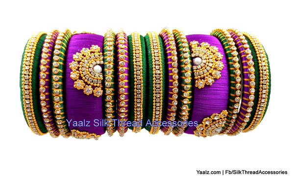 silk thread Grandeur Bangle Collections 