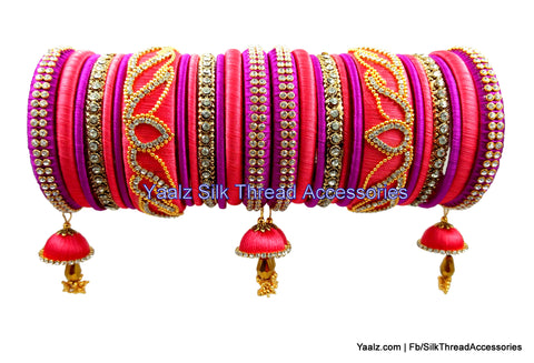silk thread Grandeur Bangle Collections 