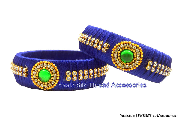 silk thread Single Bangle Collections 