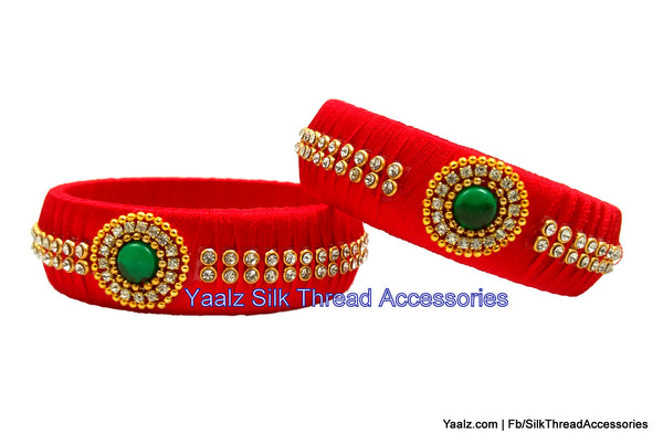 silk thread Single Bangle Collections 