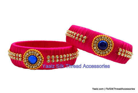 silk thread Single Bangle Collections 