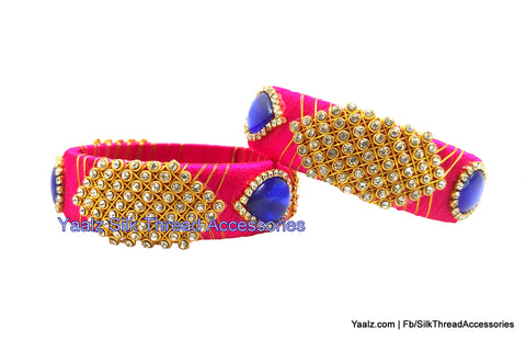 silk thread Single Bangle Collections 