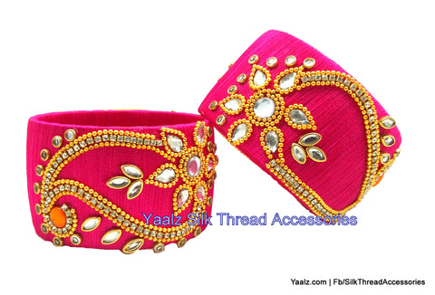 silk thread Single Bangle Collections 