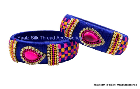 silk thread Checker Bangles 