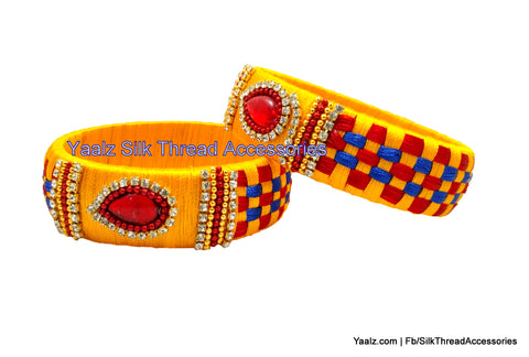 silk thread Checker Bangles 
