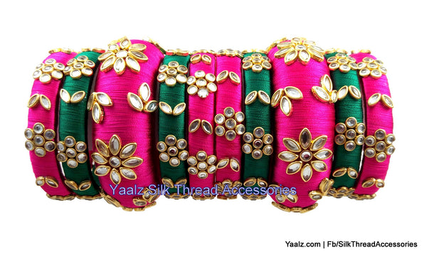 silk thread Grandeur Bangle Collections 