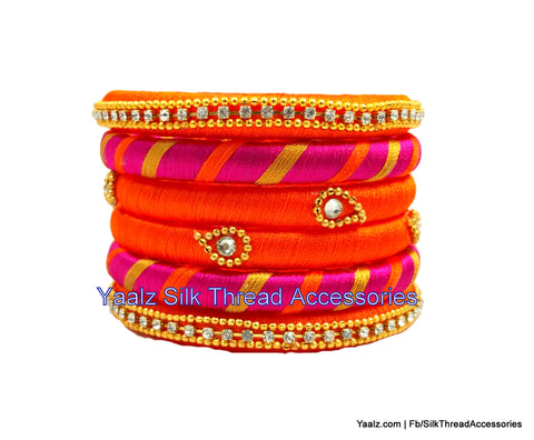 silk thread Assorted Bangle Collections 