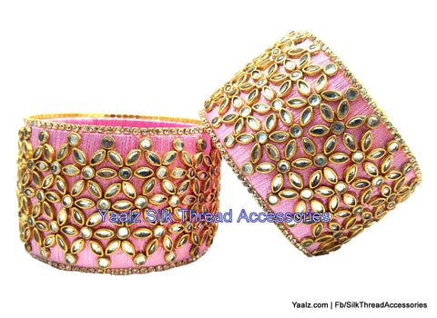 silk thread Single Bangle Collections 