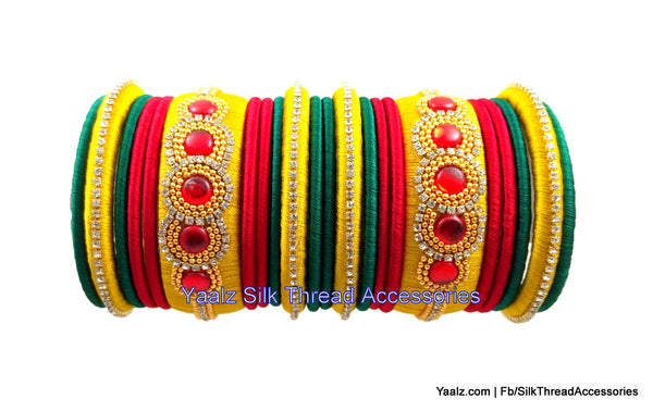 silk thread Grandeur Bangle Collections 