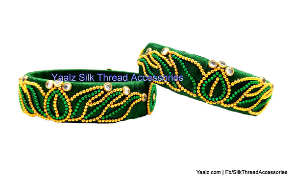 silk thread Single Bangle Collections 