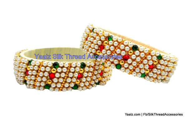 silk thread Single Bangle Collections 