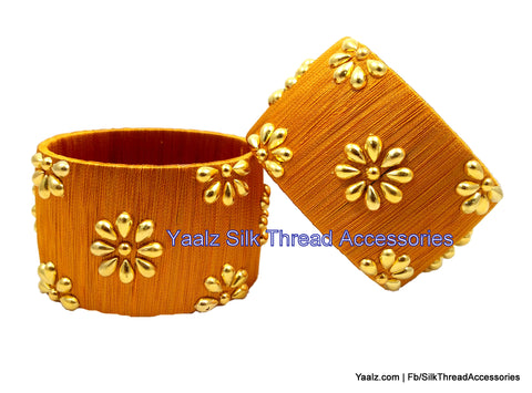 silk thread Single Bangle Collections 