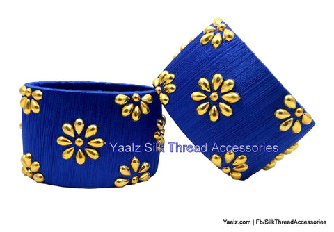 silk thread Single Bangle Collections 