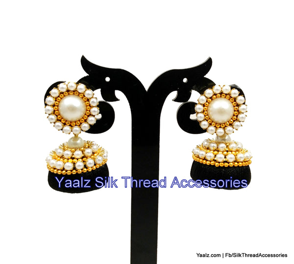 silk thread Grandeur Jumka Collections 